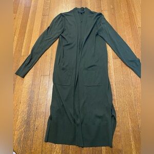Banana Republic Dark Green Long Cardigan
